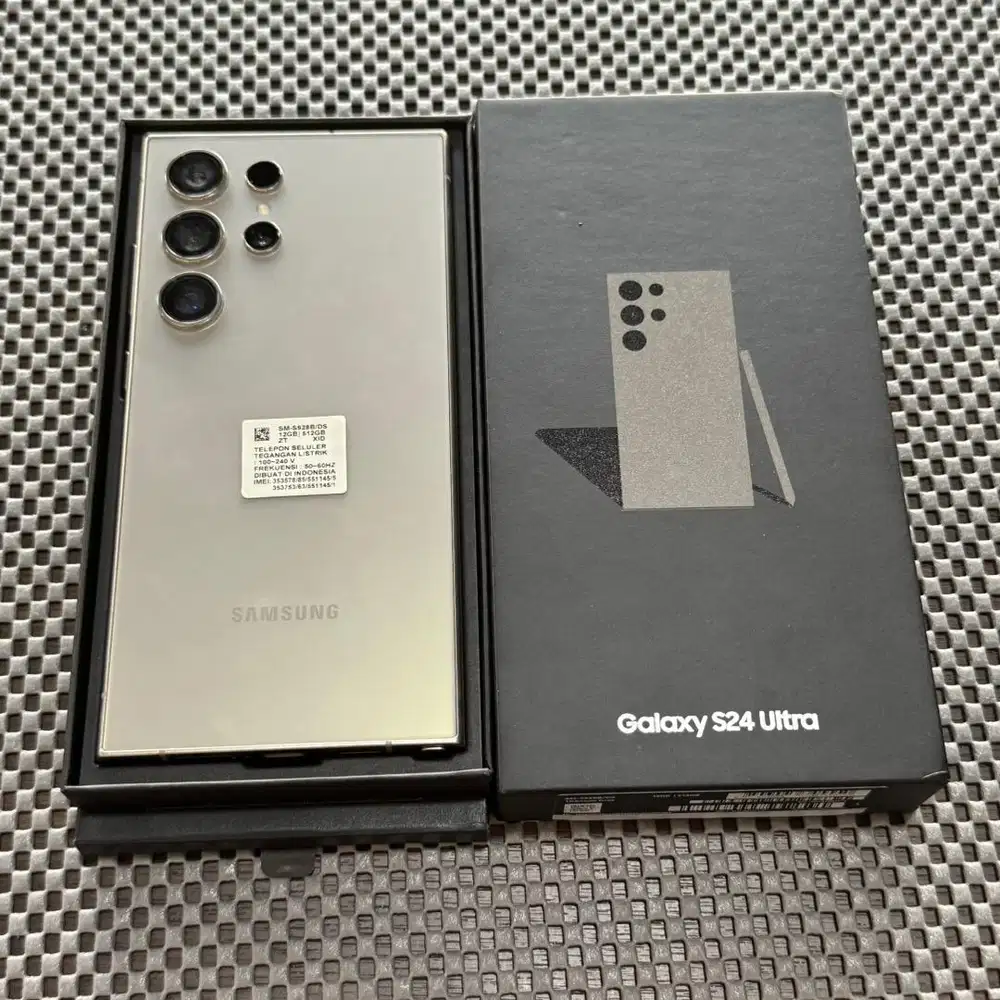 Samsung S24 Ultra 12/512GB TITANIUM GRAY GARANSI RESMI SEIN