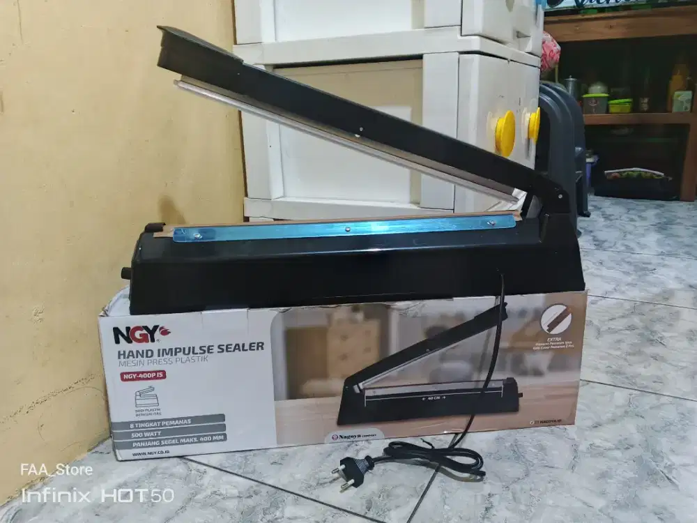 IMPULSE SEALER MESIN PRESS PLASTIK 40CM