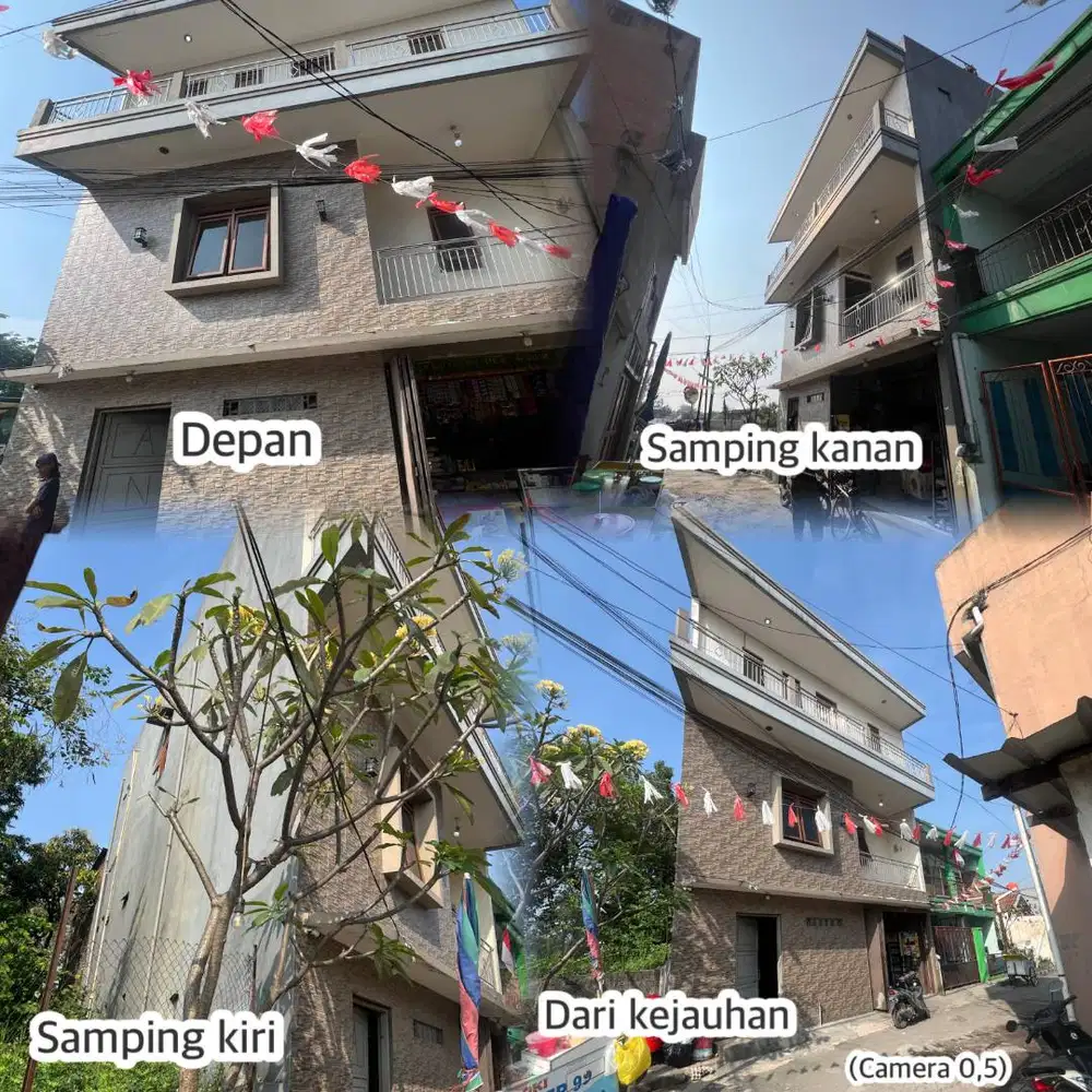 Dijual rumah UNIK 4 lantai daerah Batununggal Mengger