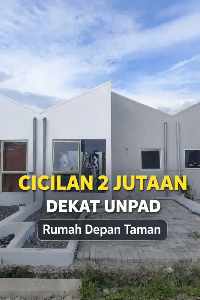 Rumah Depan Taman – Dekat UNPAD – Cicilan 2 Jutaan