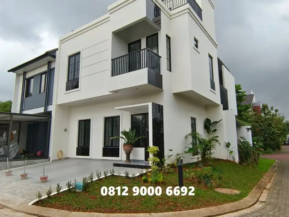 Jual Rumah Baru Hook Kireina Park Nusa Loka BSD Serpong Tangerang Selatan