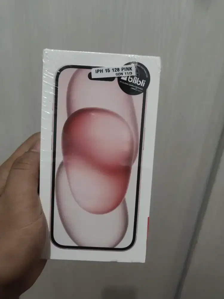 IPHONE 15 128 GB PINK BARU SEGEL BNIB GARANSI RESMI