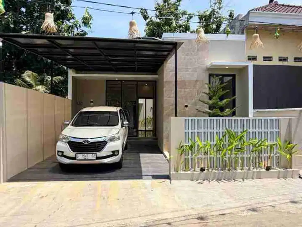 RUMAH BARU CANTIK ESTETIK - HARGA MURAH BANGET DESAIGN LIMASAN MODERN DEKAT RS. ATHUROT