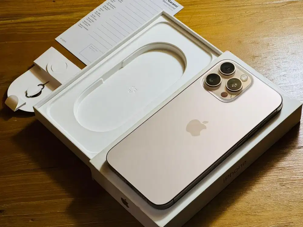 iPhone 16 Pro Max 256GB iBox BH100% Garansi Masih Aktif