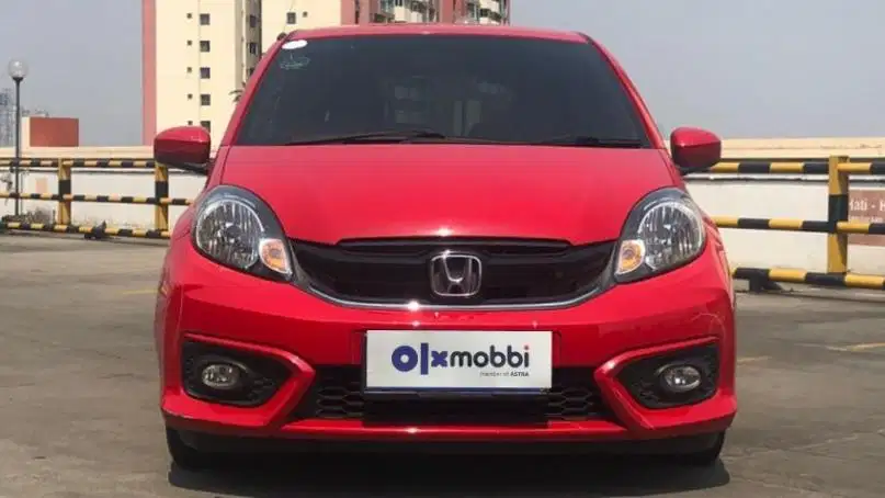 TDP 7,JT, Honda Brio Satya 1.2 E Bensin-AT Merah 2017