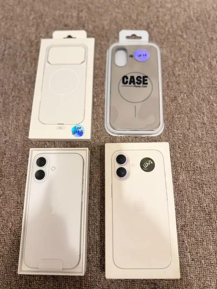 IPHONE 16 128gb WHITE RESMI. INDO