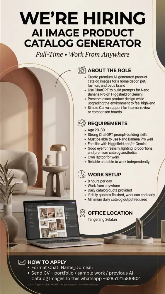 AI Image Product Catalog Generator