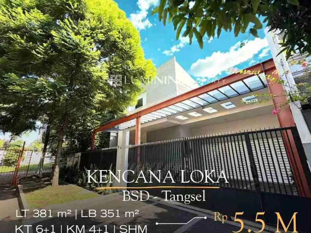 Dijual Rumah Hook Siap Huni di Kencana Loka dekan dengan Tol BSD dan stasiun