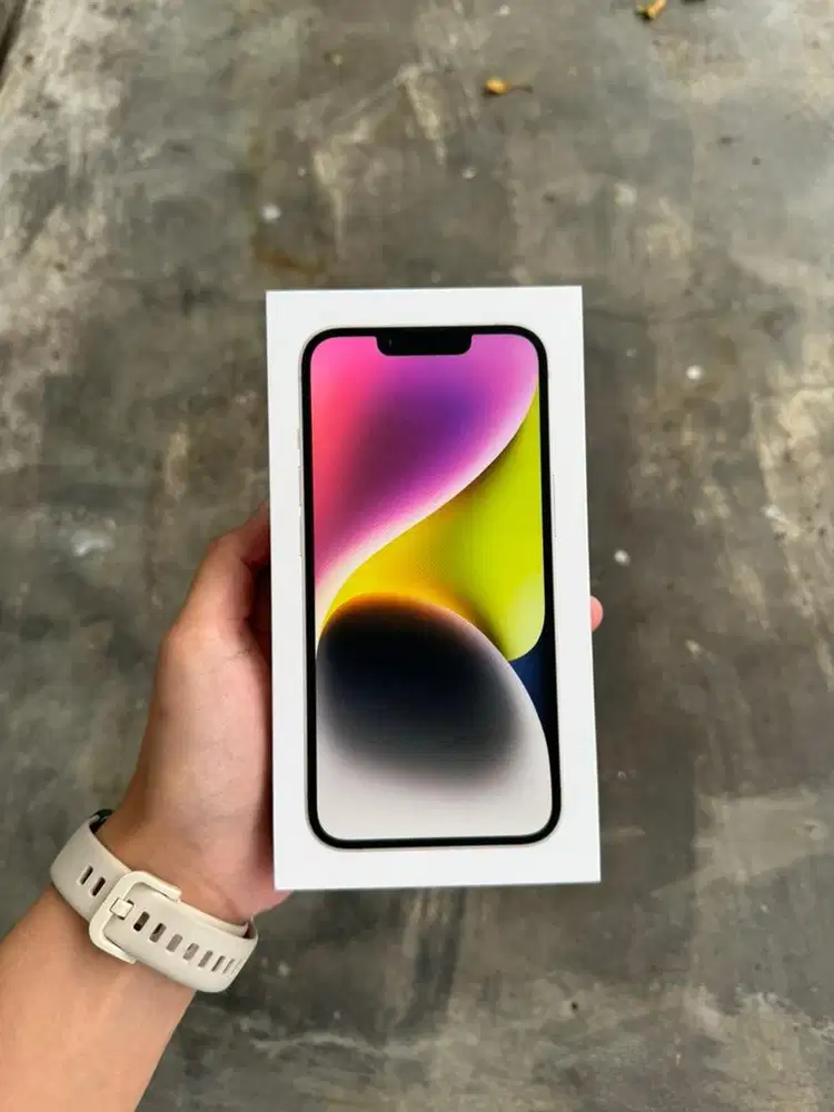 iPhone 14 128gb Starlight iBox Digimap BNIB New Segel