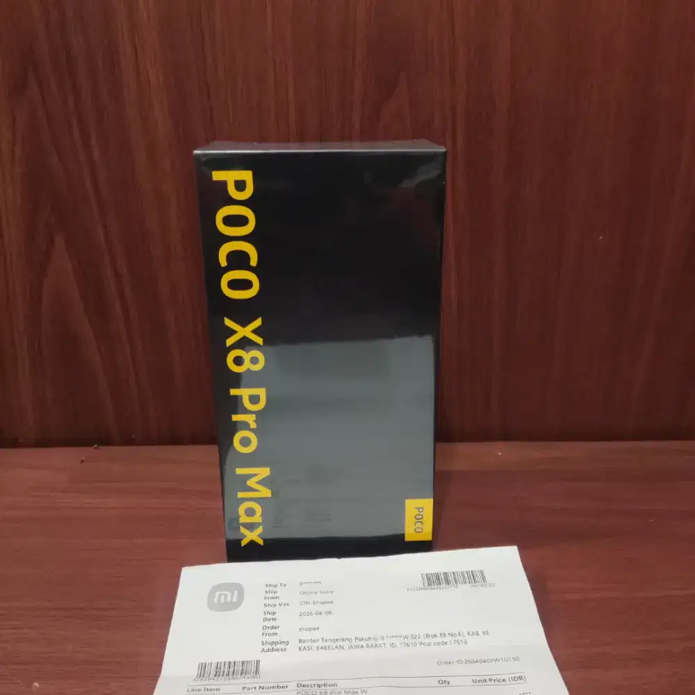 Poco x8 promax 12/512 segel.