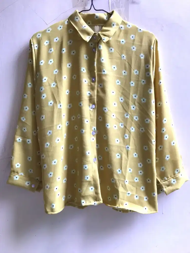 Blouse Wanita Blouse Kemeja Lengan Panjang Murah