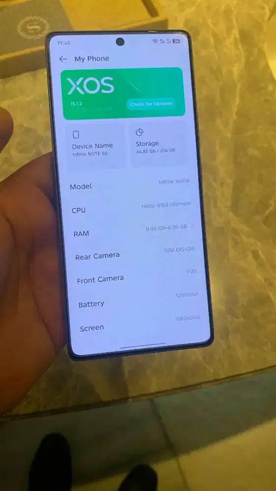 Infinix note 50 4g 8/256 like new bru seminggu