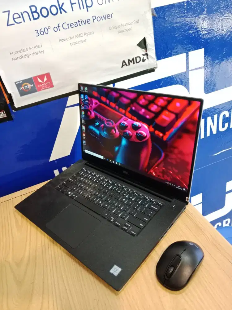 DIJUAL SLIM LAPTOP DESAINS GRAFIS DELL PRECISION 5510 CORE i7 RAM 8GB