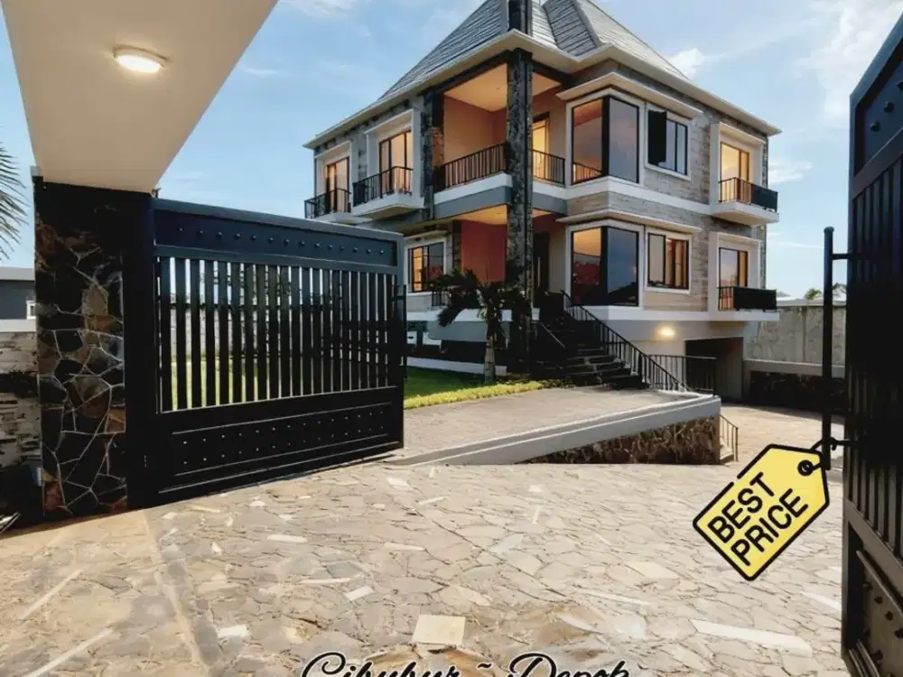 jual cepat rumah halaman luas dekat stasiun lrt harjamukti