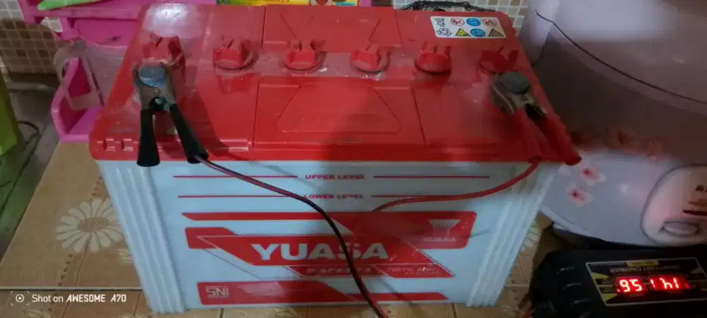 ‎Aki Yuasa N70ZL 75Ah Basah Normal Siap Paka