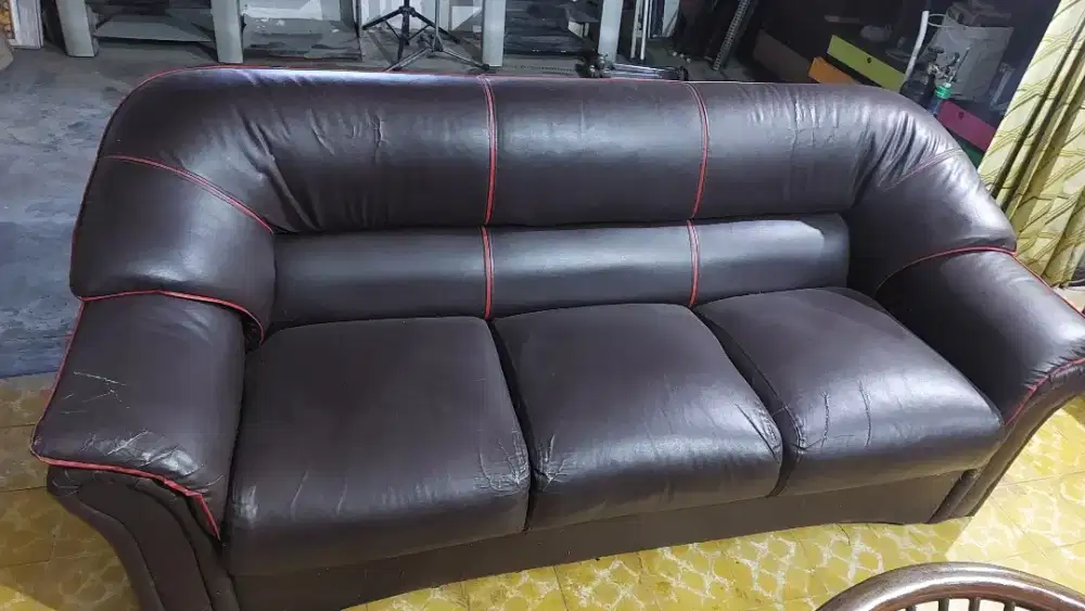 Dijual sofa panjang double dan sofa single