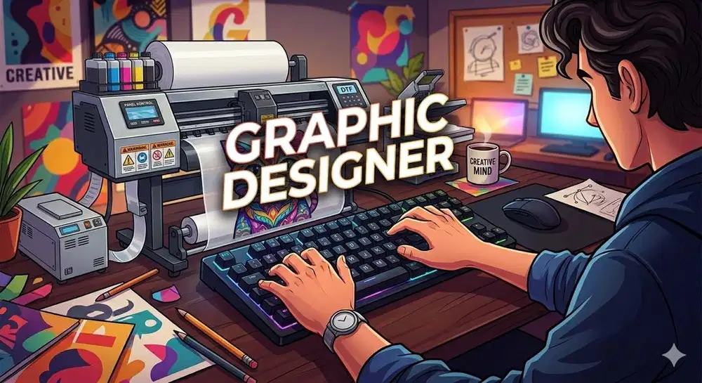 Operator Digital Sablon & Designer Grafis