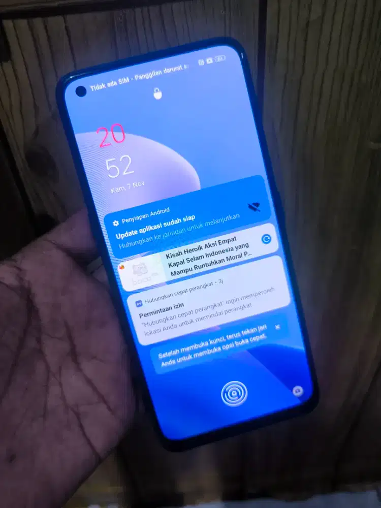 Realme 7 pro 8/128 lcd orian fingerprint dilayar