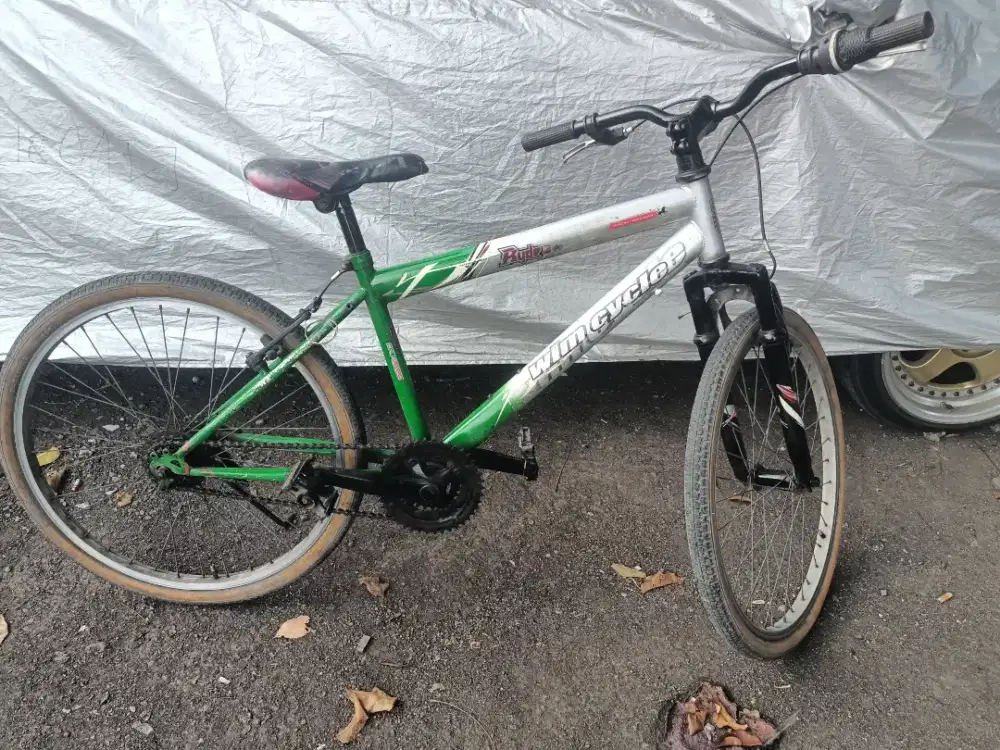 Sepeda MTB wimcyele uk24 rem pakem ban tebal semua shock mantul