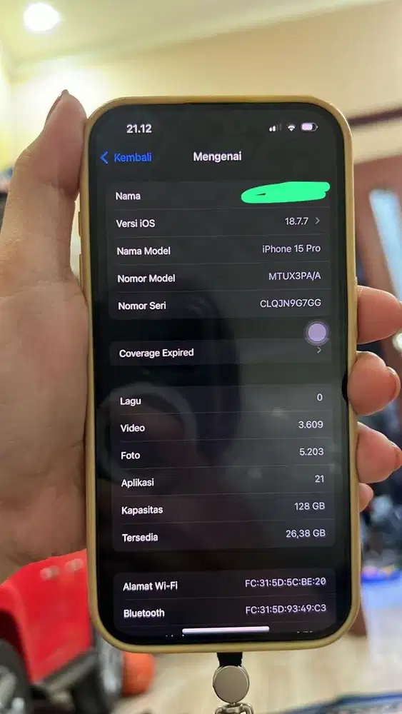 Iphone 15 pro 256 GB ibox titanium