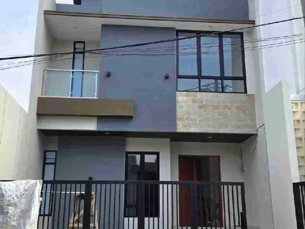 RUMAH BARU MODERN TAMAN VILLA MERUYA, MERUYA, KEMBANGAN, JAKARTA BARAT, MERUYA, BRAND NEW, SIAP HUNI, JAKARTA BARAT