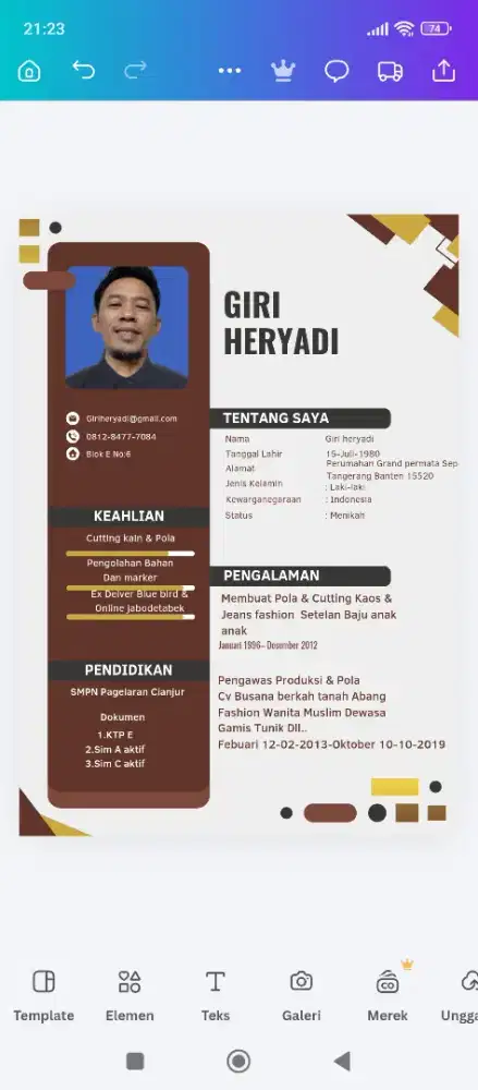 Mencari pekerjaan Kompeksi atau garmen