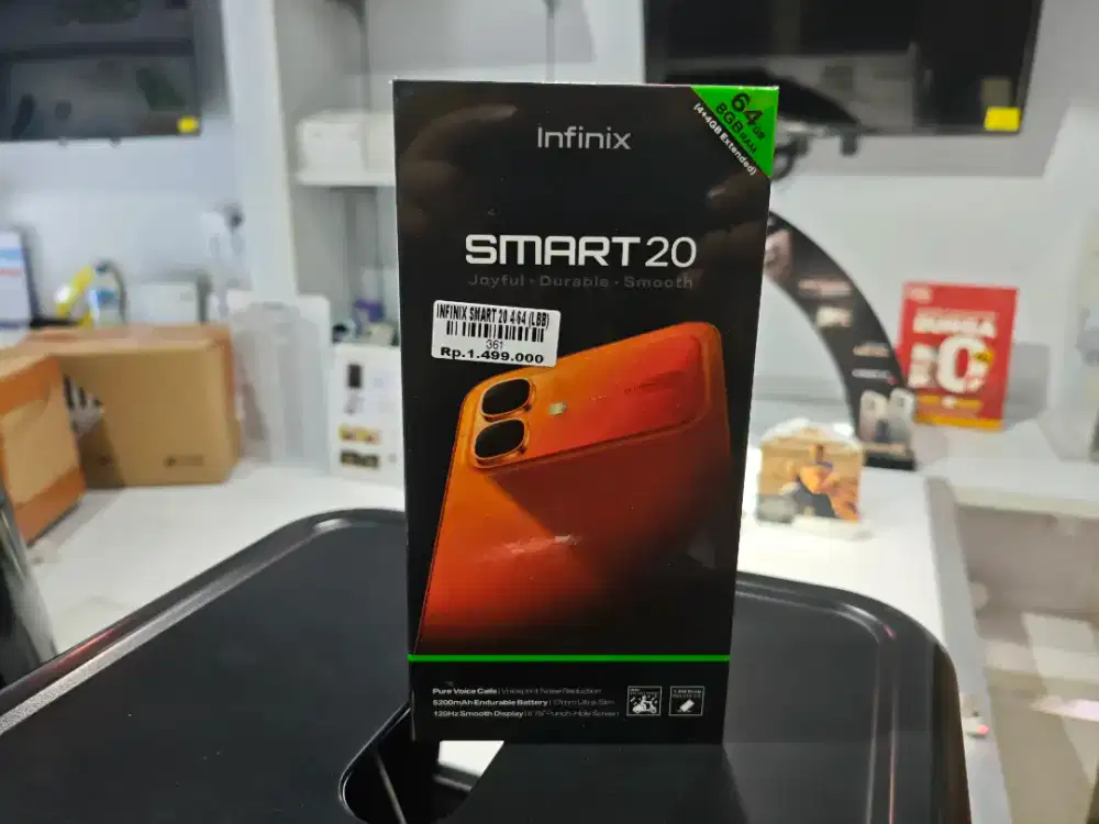 INFINIX SMART 20 RAM 4+4/64GB ATLANTIS DAHSYAT