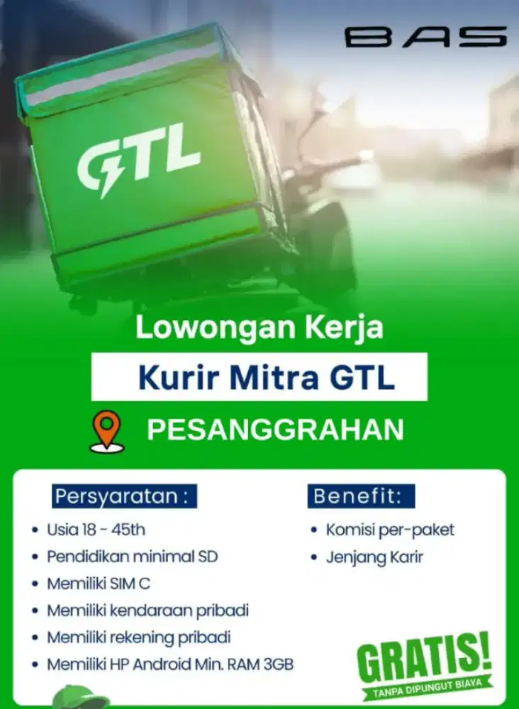 Loker Mitra GTL ( Gotologistic)