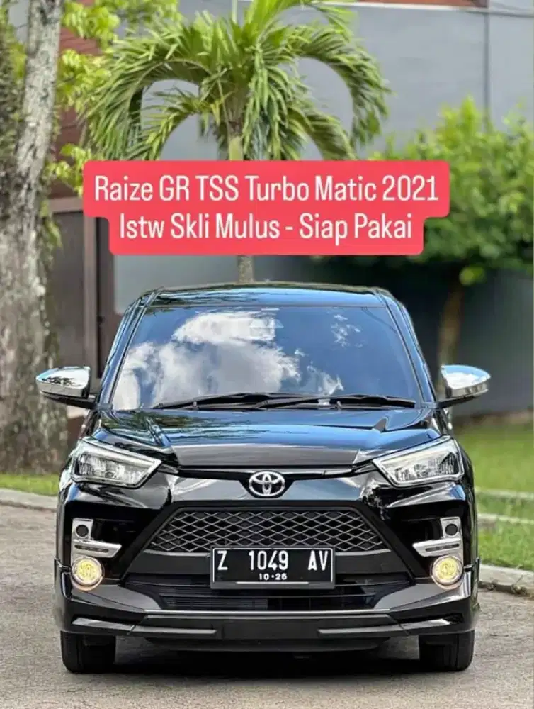 Toyota Raize GR 1.0 Turbo Matic TSS 2021 IsTw !!!
- KM Low 45rb