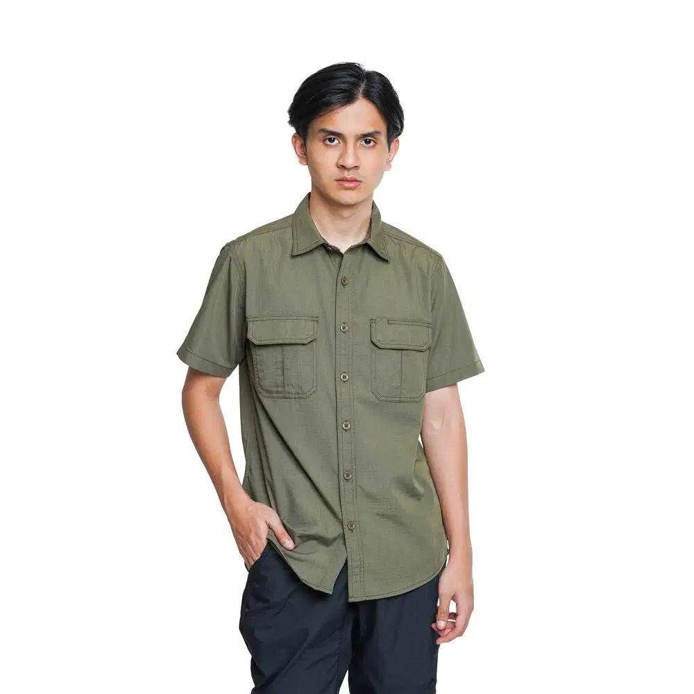 Kemeja Gunung Outdoor Eiger Taduloka Olive size M