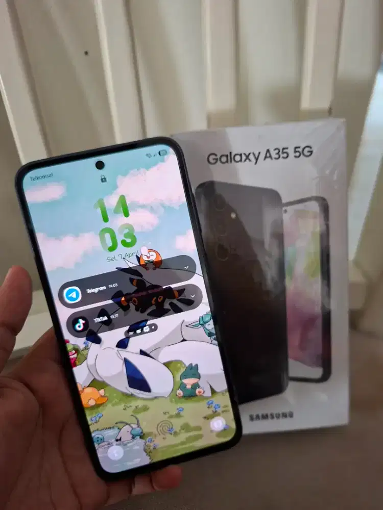 Samsung galaxy A35 5G 8/256gb seken fullset