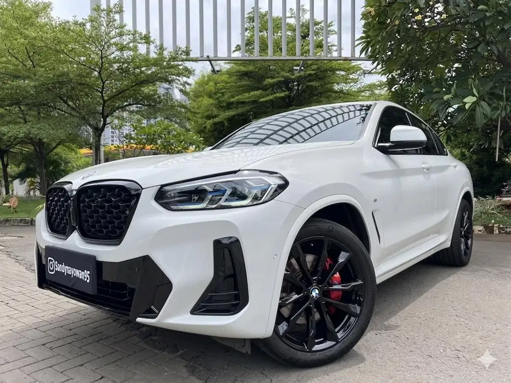 KM.16.000 BMW X4 M M-SPORT 2024/2023 X 4 WHITE ON BLACK TDP125JT RARE