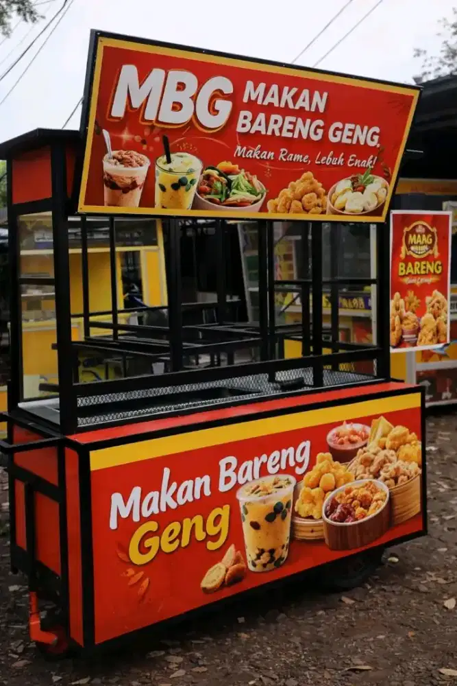 Pembuatan gerobak baru free ongkir jabodetabek