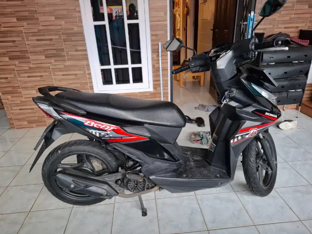 Honda BeAT Sporty eSP 2018 Hitam Merah – Irit & Terawat