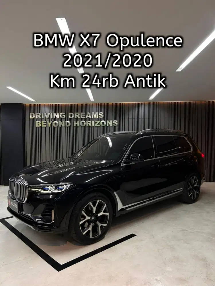 BMW X7 xDrive40i Opulence AT 2021 Hitam Km24rb Nik 2020 B333MIA