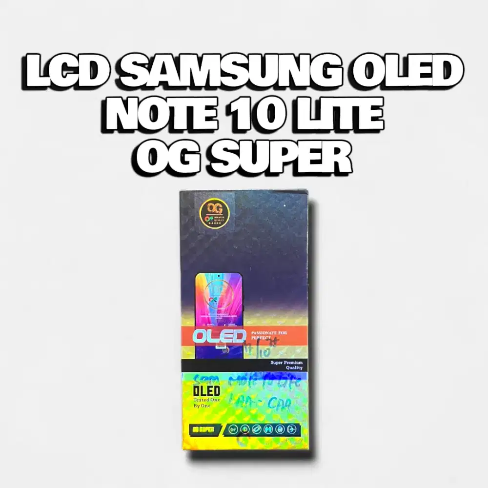 LCD SAMSUNG NOTE 10 LITE OLED OG SUPER