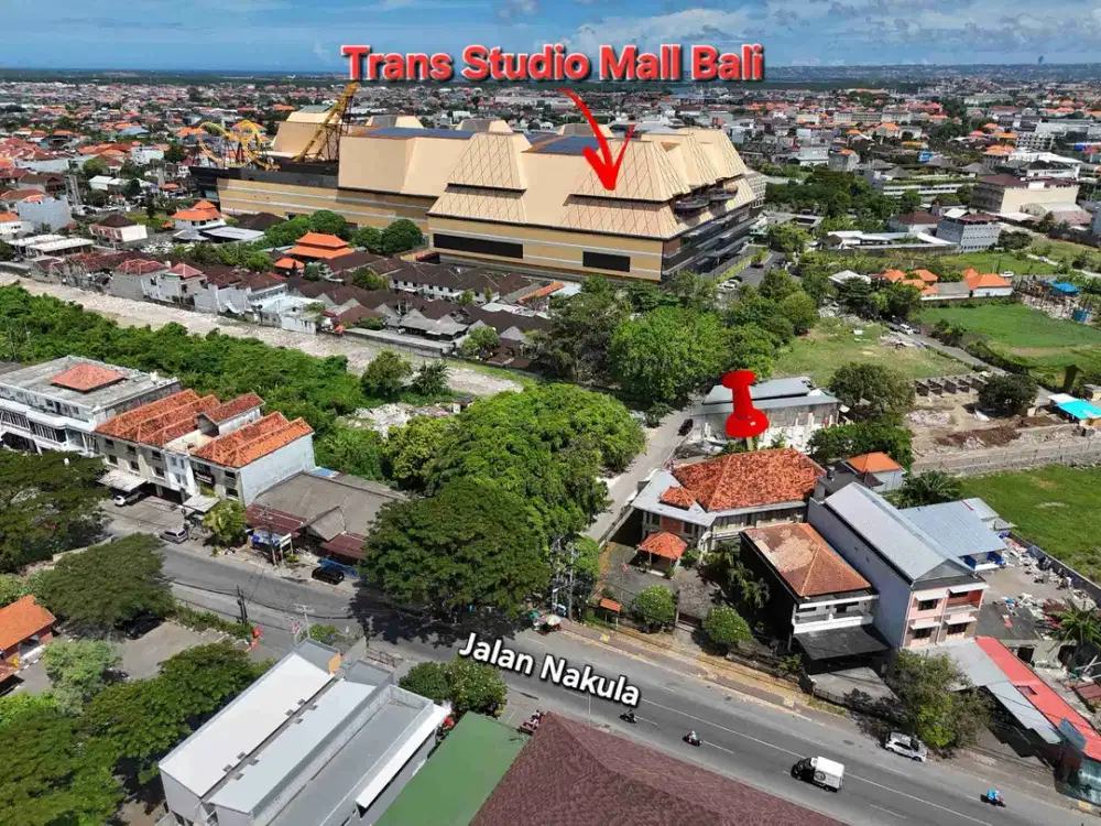 Tanah Nakula Kuta Depan Bale Udang Belakang Trans Studio Mall