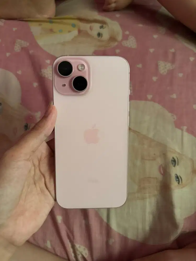 jual cepat iphone 15 256gb warna pink