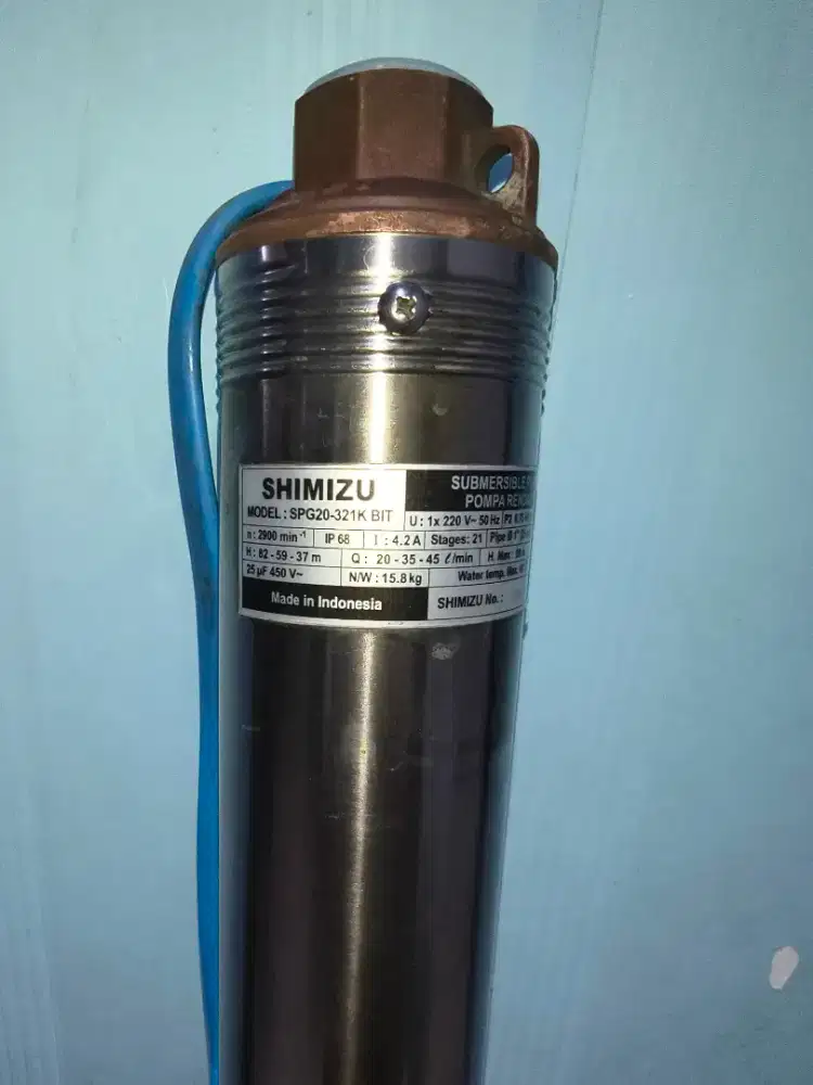 Pompa submersible atau pompa satelit shimizu