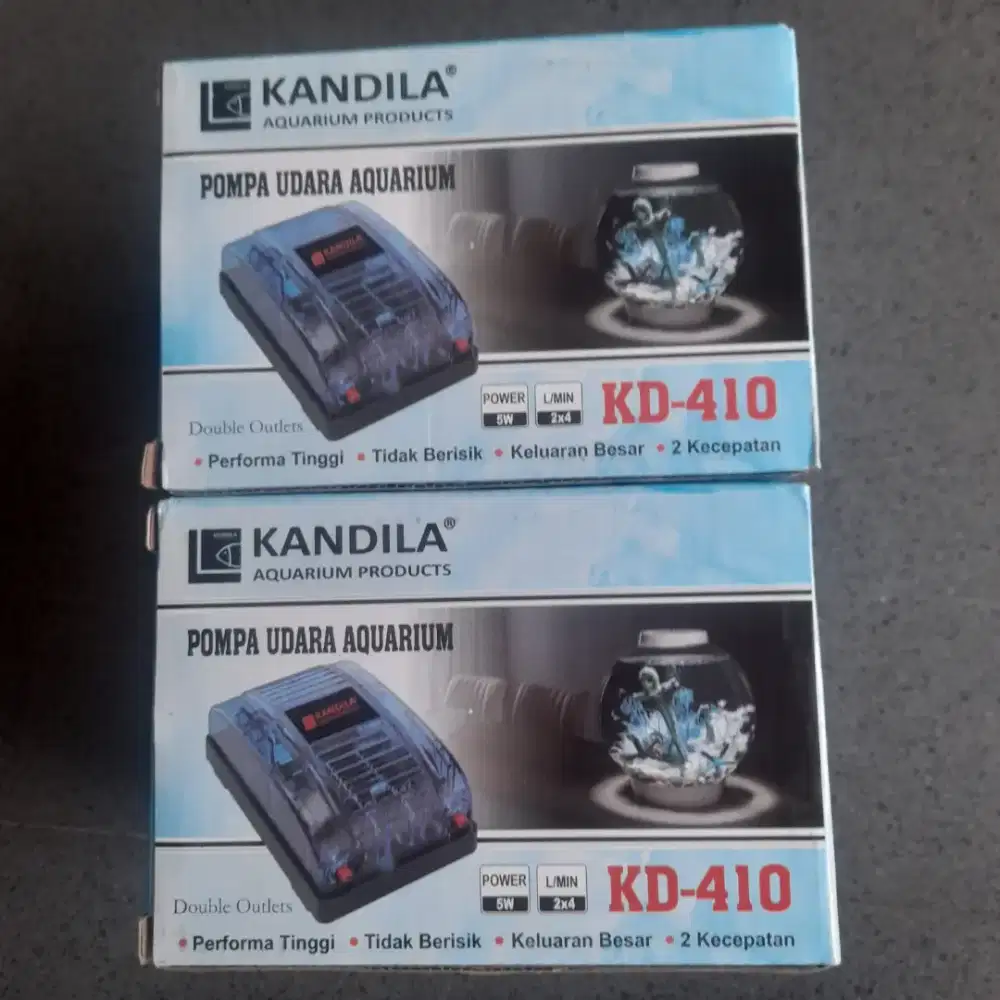 1 set pompa 2 lobang Merk Kandila K410