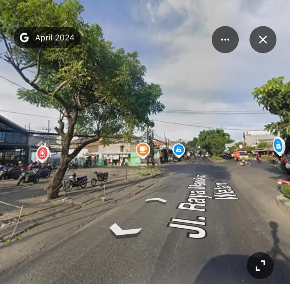 DIJUAL KOMERSIAL AREA RAYA MANUKAN WETAN! LOKASI NOL JALAN SUPER RAMAI