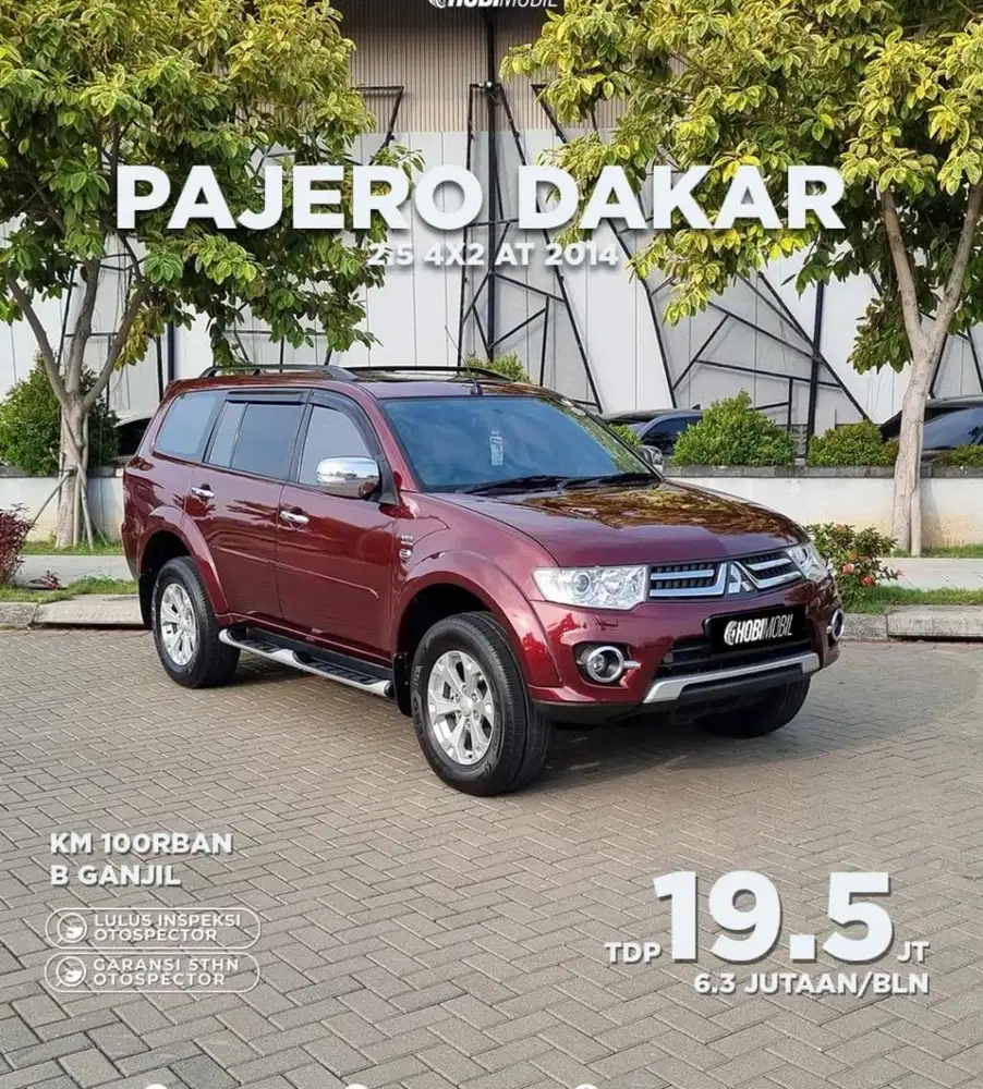 Unit : Pajero Dakar 2.5 4X2 AT Thn 2014