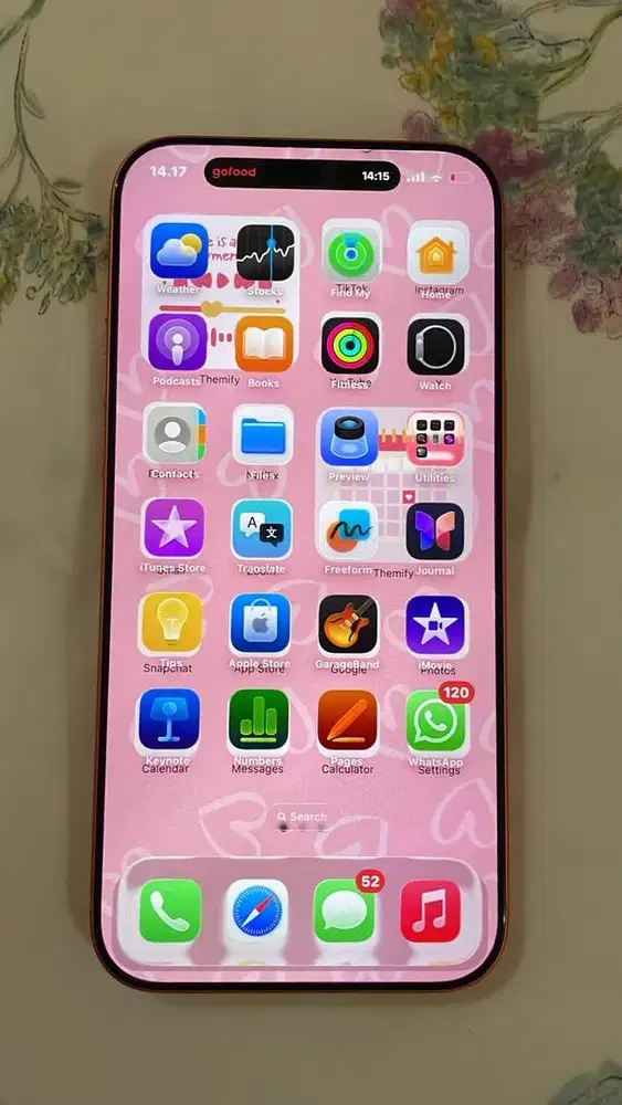 iphone 16 promax 256 gb warna orange garansi resmi