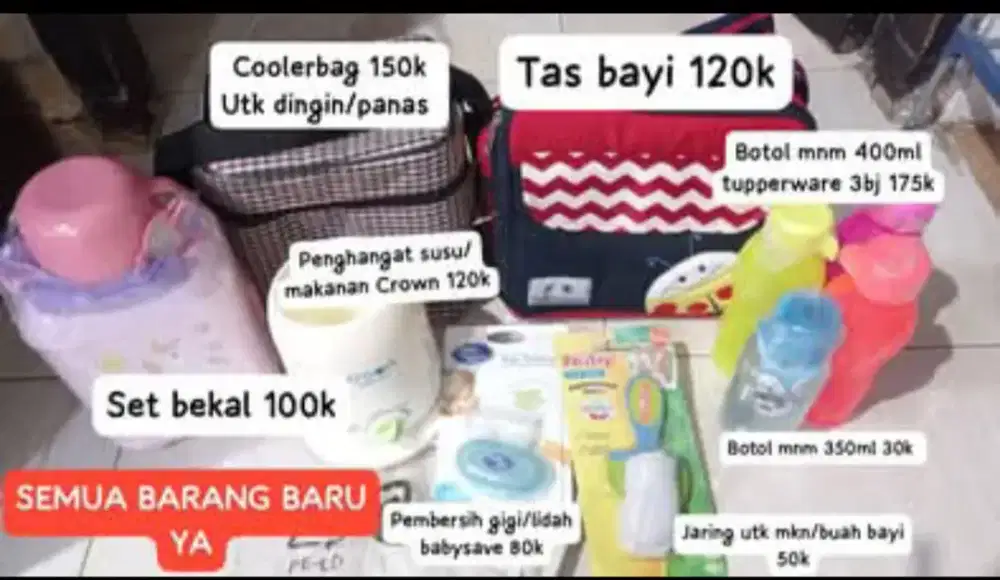 Tas bayi dan perlengkapan laennya