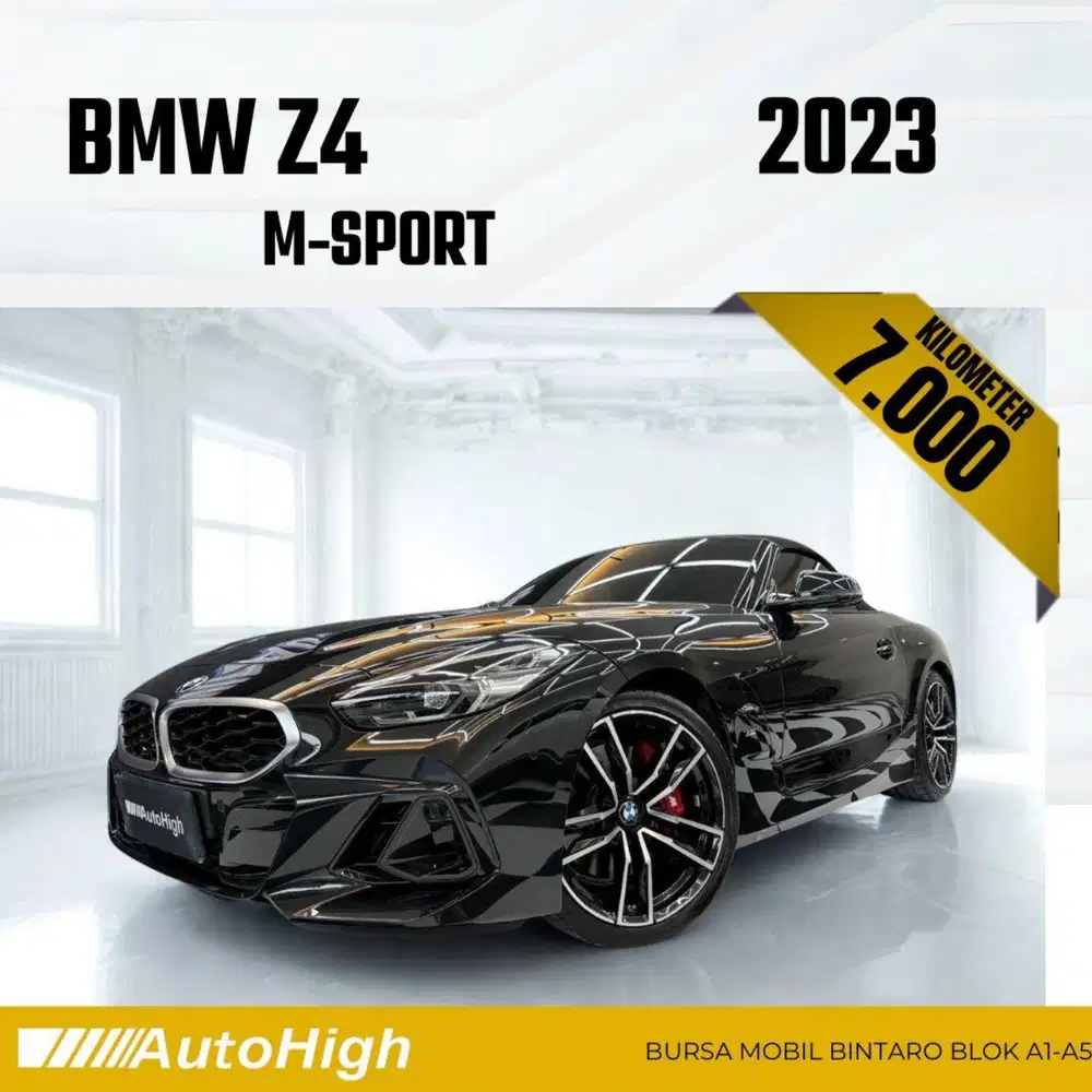 DP10% [Km7.000] Z4 Cabrio M-Sport 2023 Black Reg 2024 #AUTOHIGH