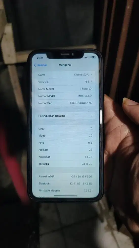 Iphone xr siap pakai