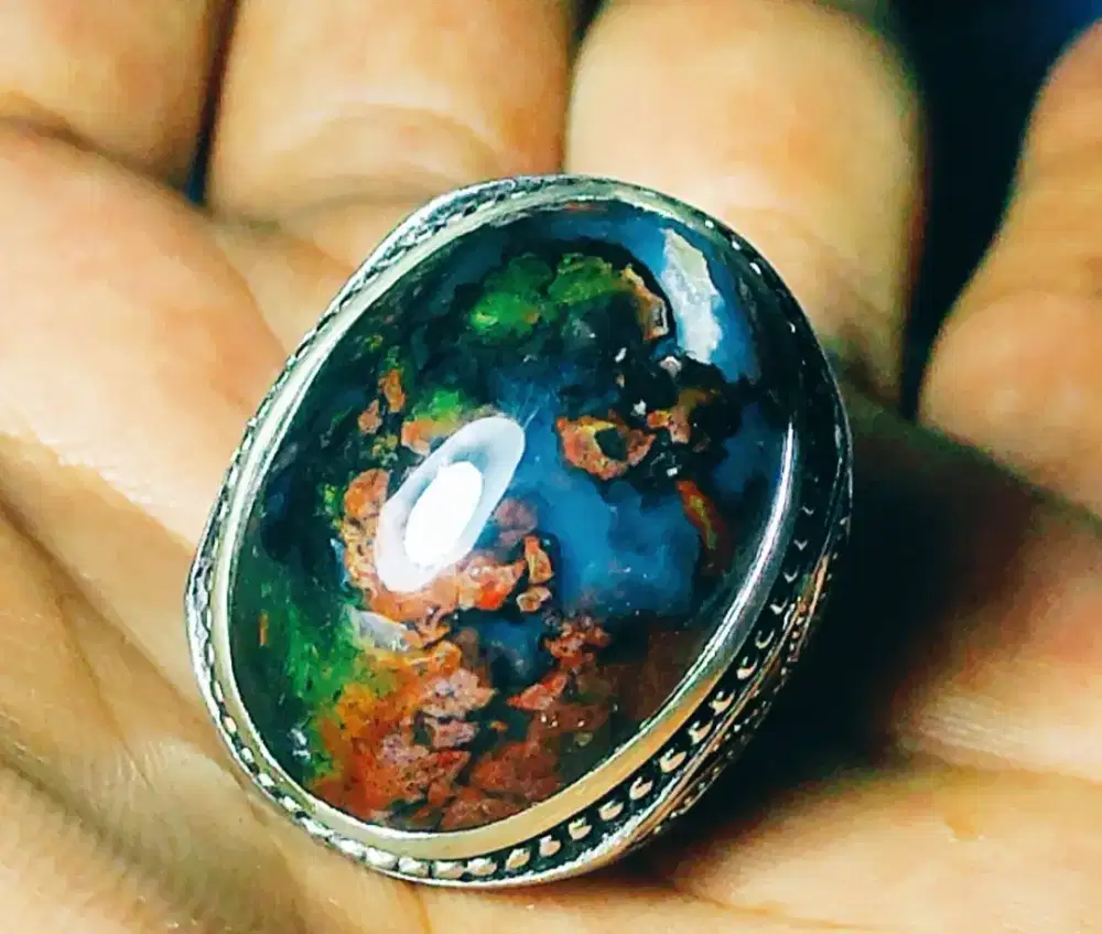 Batu akik pancawarna supertr keristall