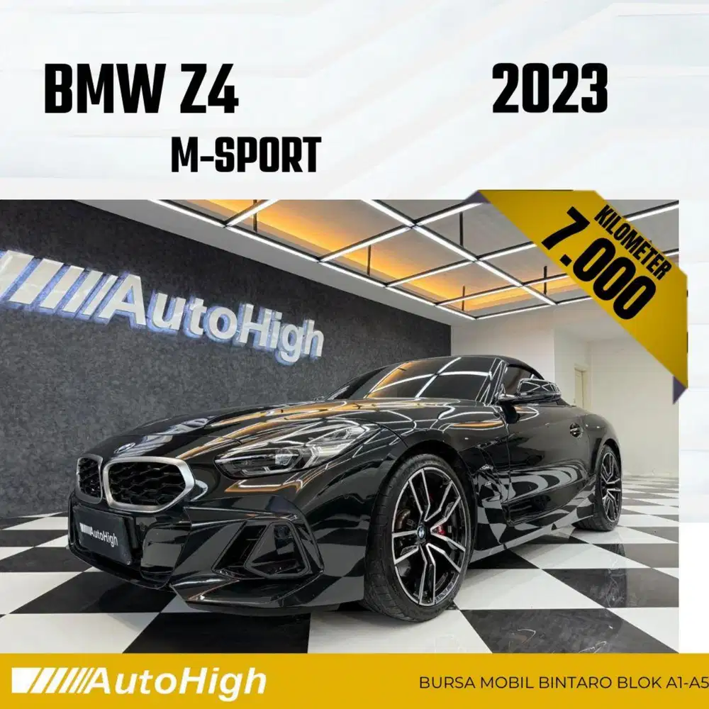 DP10% [Km7.000] Z4 Cabrio M-Sport 2023 Black Reg 2022 #AUTOHIGH