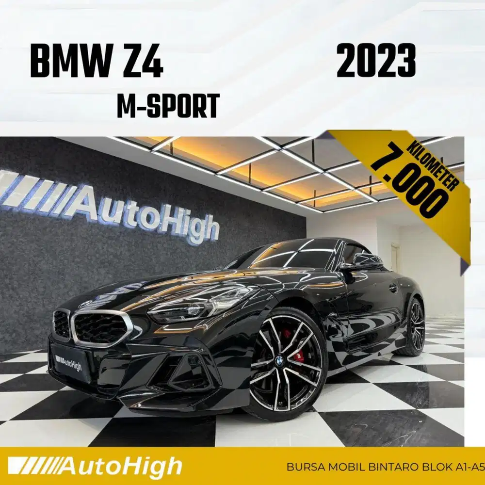 DP10% [Km7.000] Z4 Cabrio M-Sport 2023 Black Reg 2024 #AUTOHIGH