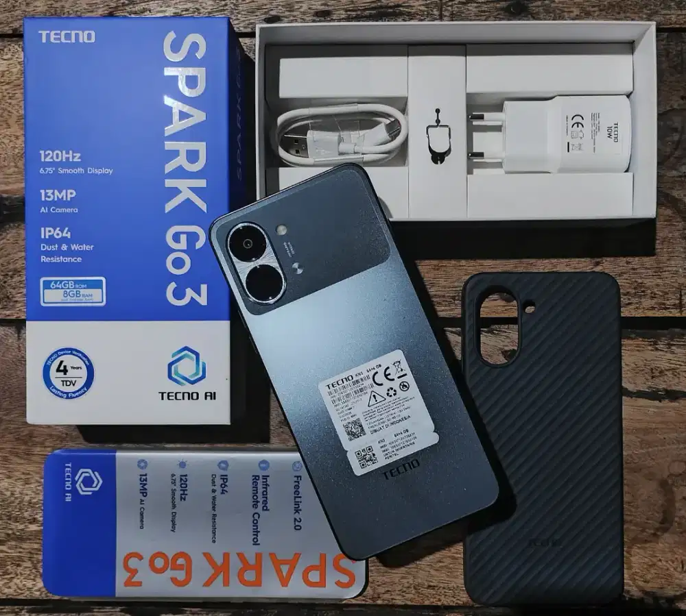 TECNO SPARK GO 3 - RAM 4/128 GB || 3 HARI PAKAI